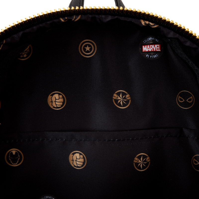 Loungefly Marvel 85th Anniversary All-Over Print Logo Mini Backpack - Ginga Toys