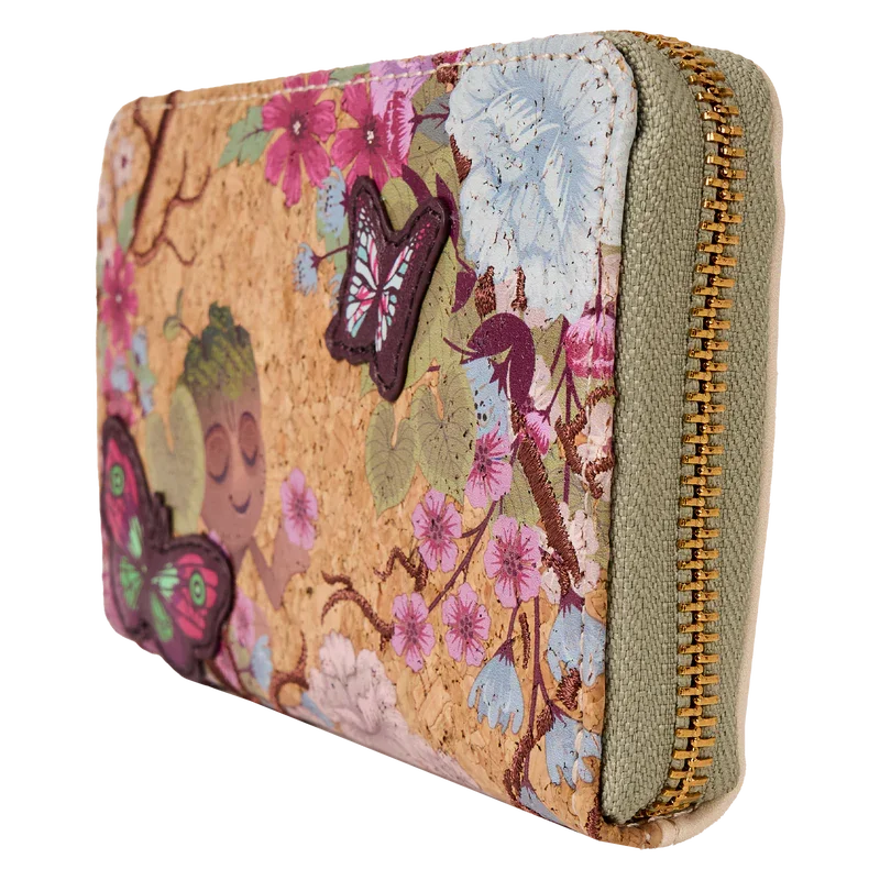Loungefly Marvel Guardians of the Galaxy Floral Groot Zip Around Wallet