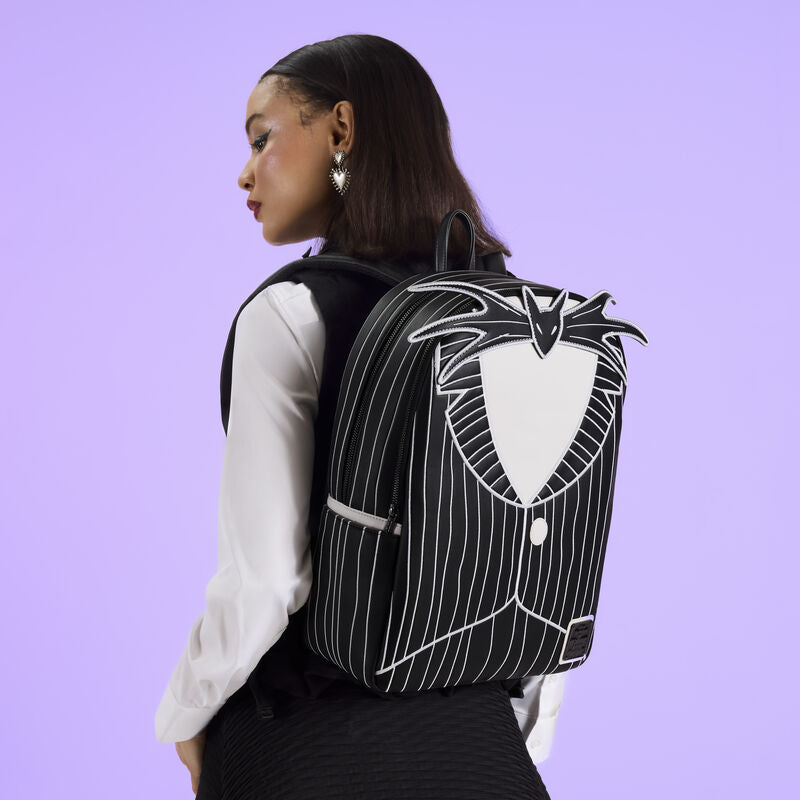 Loungefly Disney The Nightmare Before Christmas Jack Skellington Cosplay Full-Size Glow Backpack - Ginga Toys
