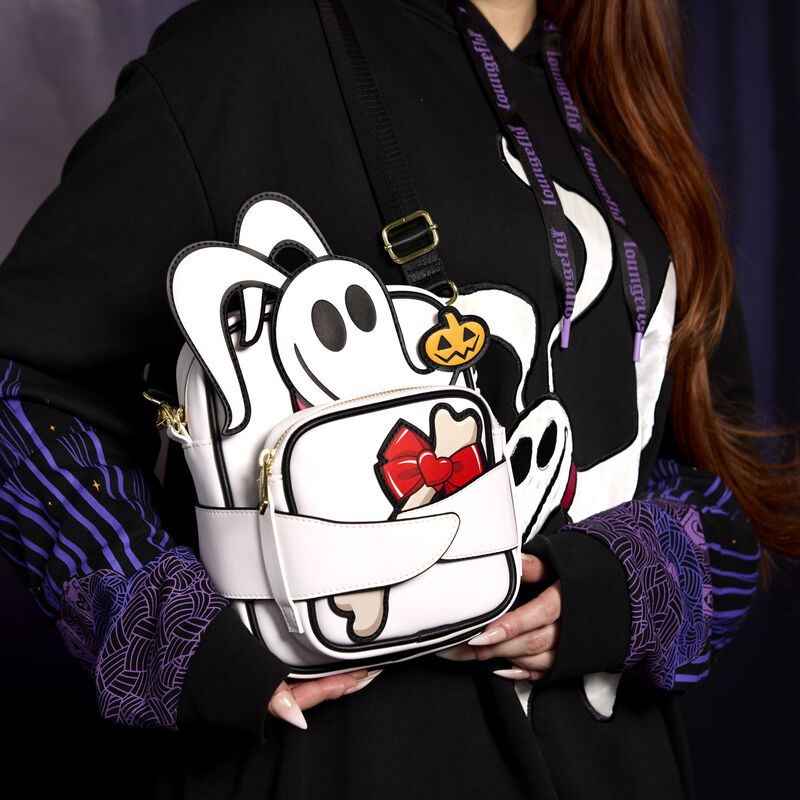 Loungefly Disney The Nightmare Before Christmas Zero Crossbuddies Cosplay Crossbody Bag With Coin Bag - Ginga Toys