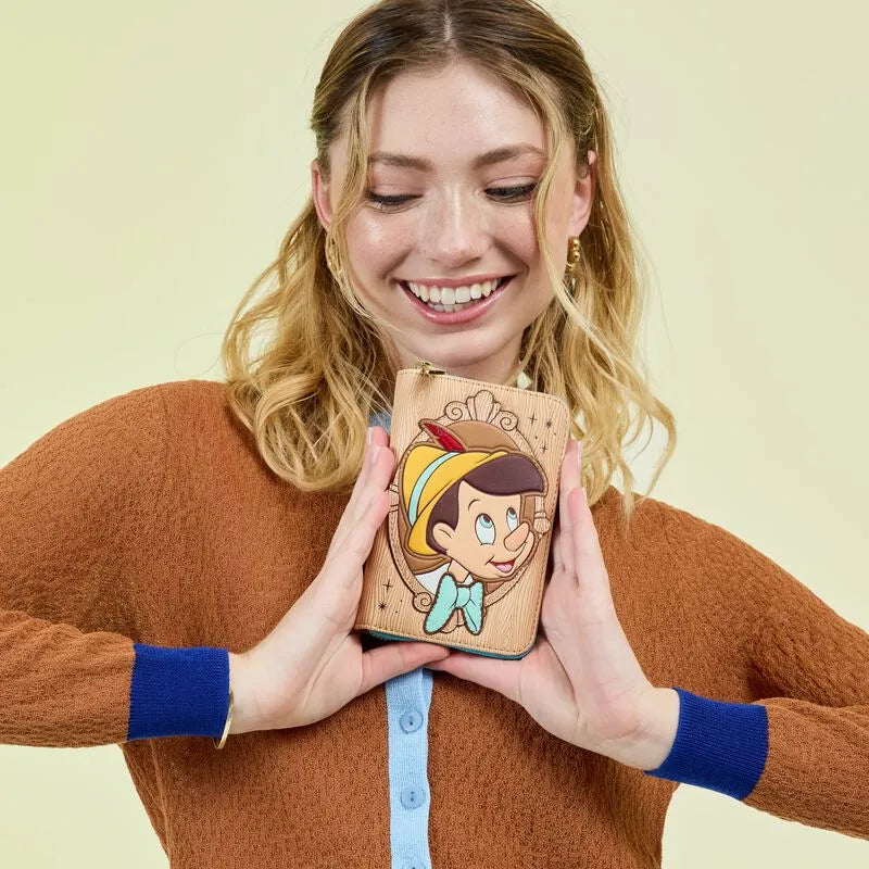 Loungefly Pinocchio Cameo Zip Around Wallet