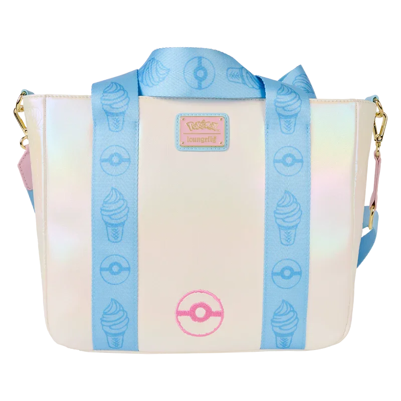 Loungefly Pokémon Iridescent Pikachu Tote Crossbody Bag with Coin Bag