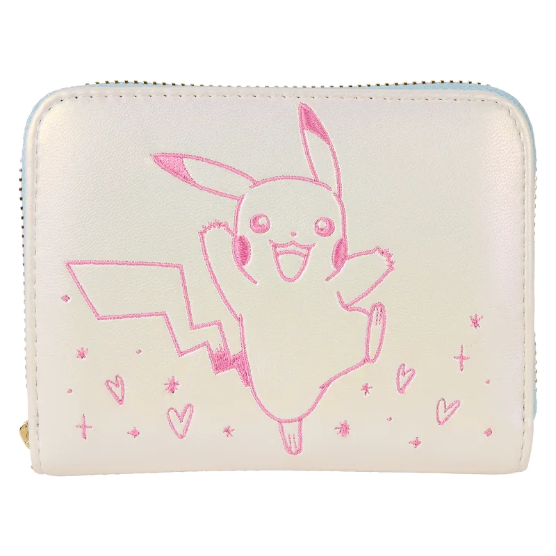 Loungefly Pokémon Iridescent Pikachu Zip Around Wallet