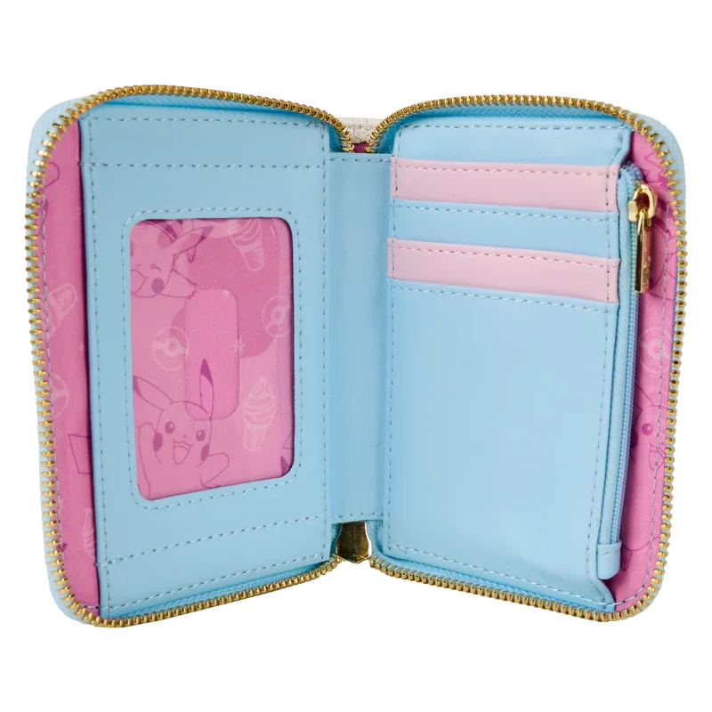 Loungefly Pokémon Iridescent Pikachu Zip Around Wallet