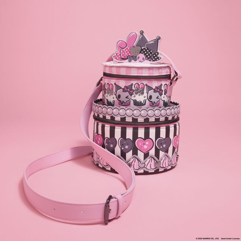 Loungefly Sanrio My Melody & Kuromi Figural Cake Crossbody Bag - Ginga Toys