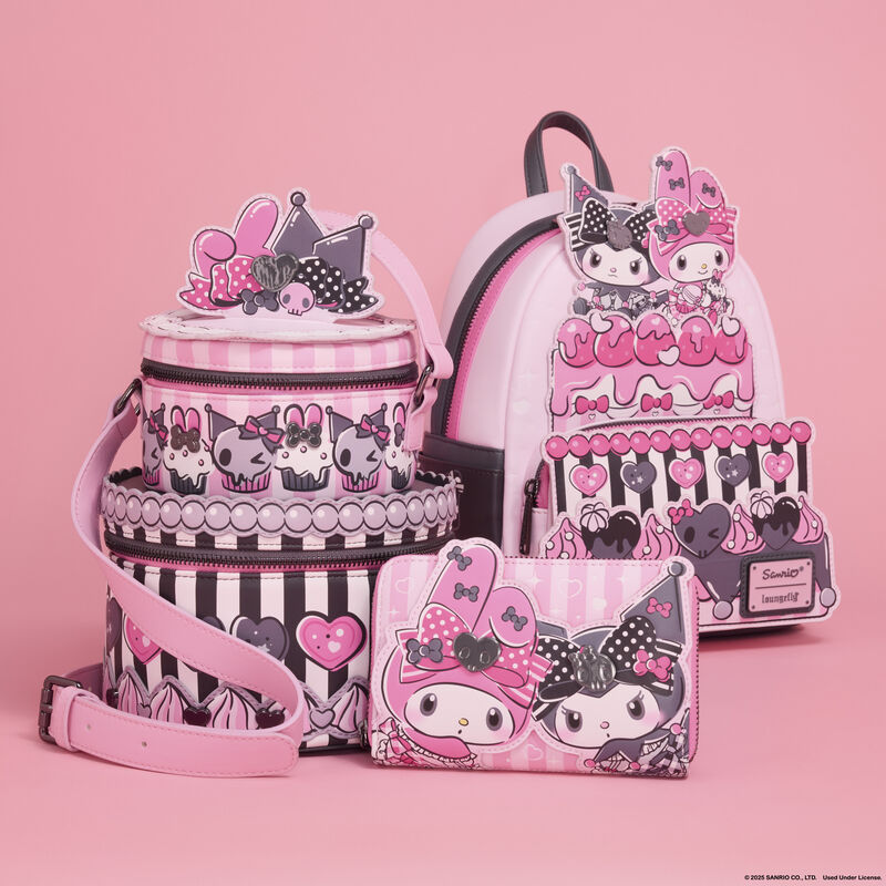 Loungefly Sanrio My Melody & Kuromi Zip Around Wallet - Ginga Toys