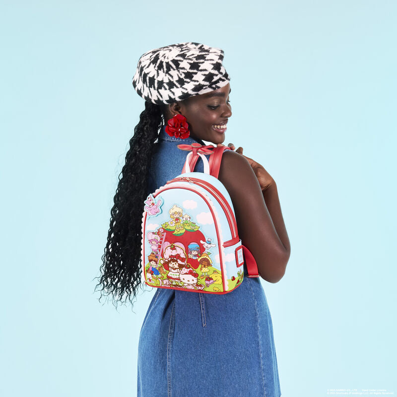 Loungefly Sanrio Hello Kitty & Friends x Strawberry Shortcake Scented Mini Backpack - Ginga Toys