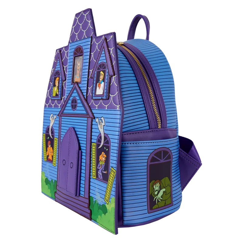 Loungefly Scooby-Doo Mystery Inc. Haunted Mansion Lenticular Mini Backpack