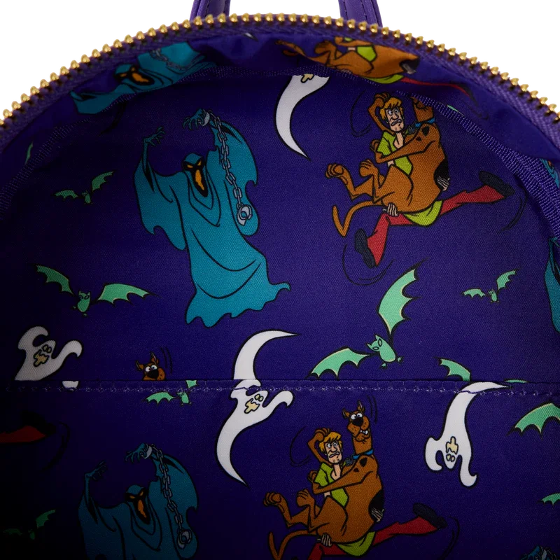 Loungefly Scooby-Doo Mystery Inc. Haunted Mansion Lenticular Mini Backpack