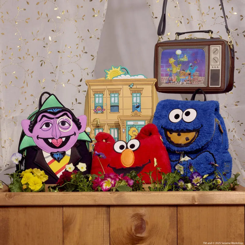 Loungefly Sesame Street Neighborhood Friends Mini Backpack