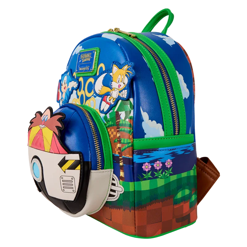 Loungefly Sonic The Hedgehog Light Up Mini Backpack