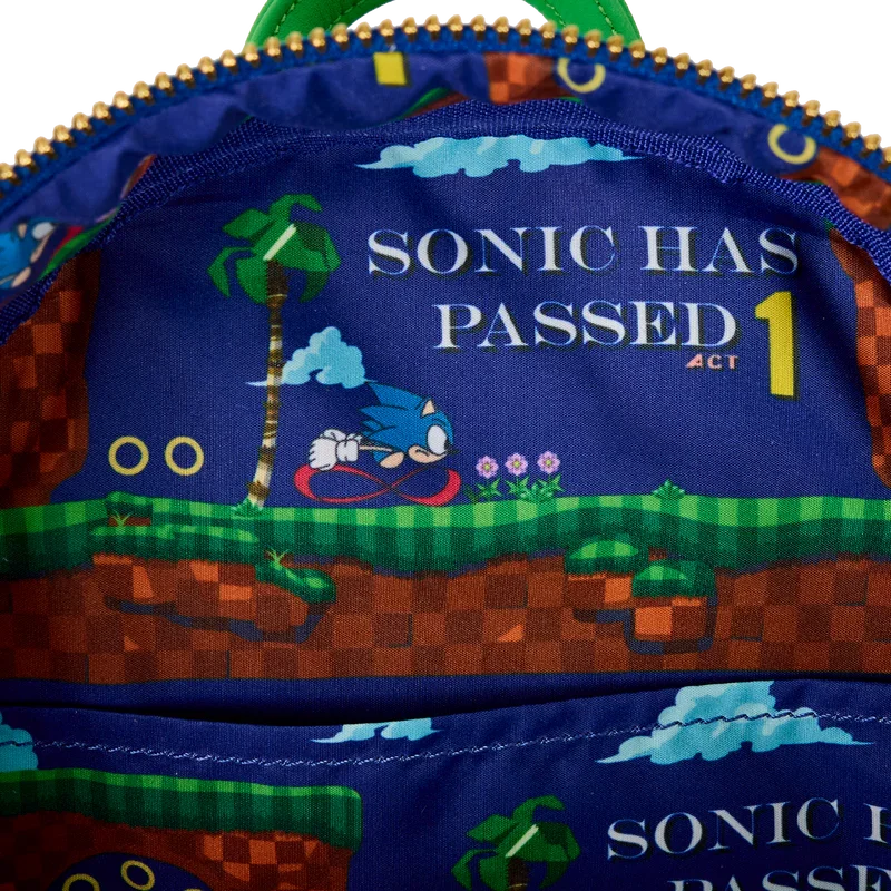 Loungefly Sonic The Hedgehog Light Up Mini Backpack