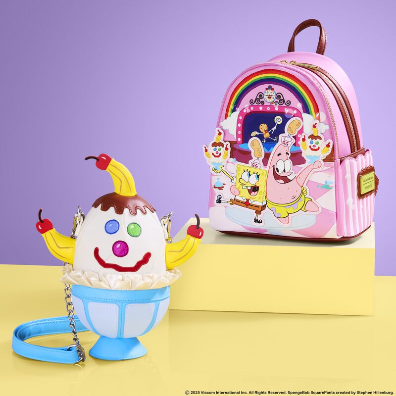 Loungefly SpongeBob Squarepants & Patrick Star Goofy Goober Light Up Mini Backpack - Ginga Toys