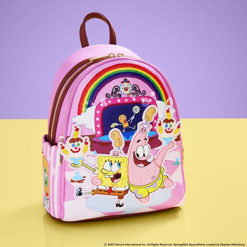 Loungefly SpongeBob Squarepants & Patrick Star Goofy Goober Light Up Mini Backpack - Ginga Toys