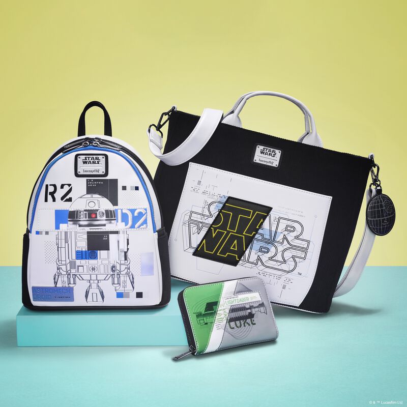 Loungefly Star Wars: The Power of the Force R2-D2 Astromech Droid Light Up Mini Backpack - Ginga Toys