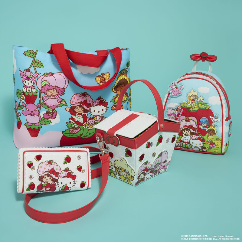 Loungefly Sanrio Hello Kitty & Friends x Strawberry Shortcake Scented Mini Backpack - Ginga Toys