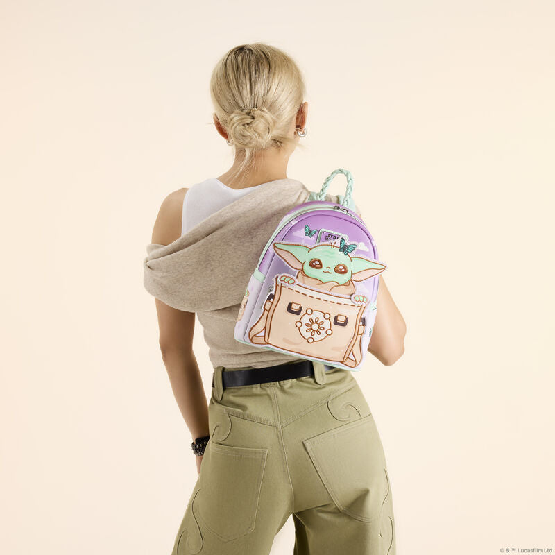 Loungefly Star Wars The Mandalorian Grogu Butterfly Mini Backpack - Ginga Toys