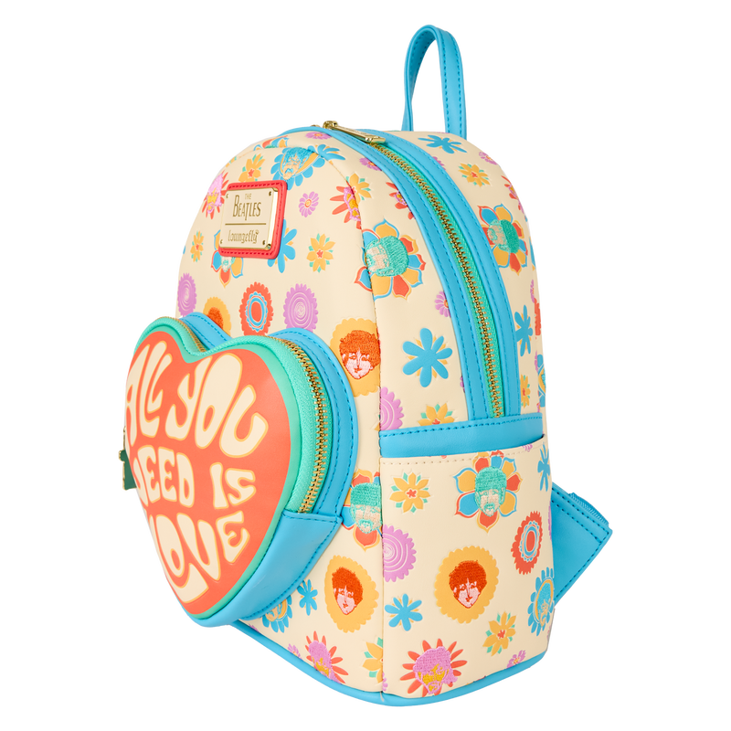 Loungefly The Beatles All You Need Is Love Mini Backpack