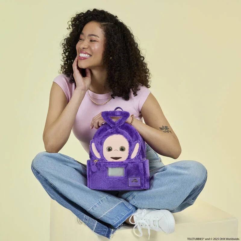 Loungefly Teletubbies Tinky-Winky Plush Cosplay Light Up Mini Backpack