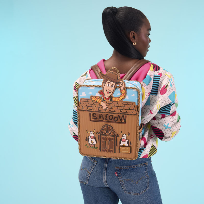 Loungefly Disney Pixar Toy Story 30th Anniversary Woody Saloon Mini Backpack - Ginga Toys