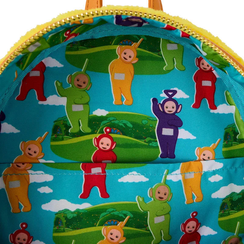 Loungefly Teletubbies Laa-Laa Plush Cosplay Light Up Mini Backpack