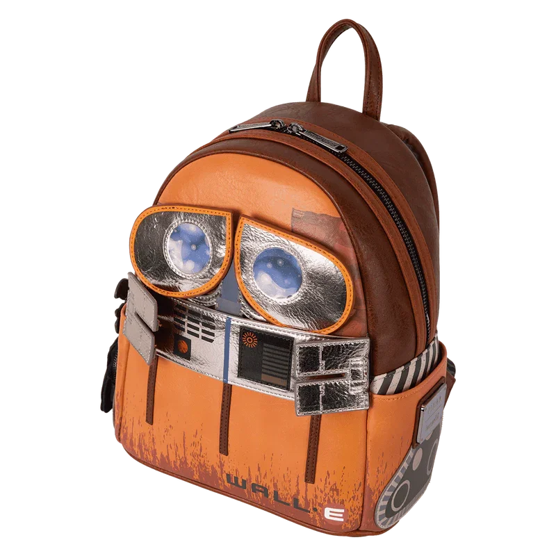 Loungefly Disney-Pixar WALL-E Cosplay Lentincular Mini Backpack with Coin Bag