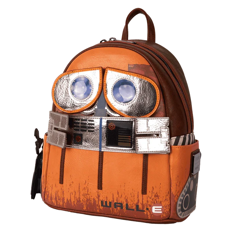Loungefly Disney-Pixar WALL-E Cosplay Lentincular Mini Backpack with Coin Bag