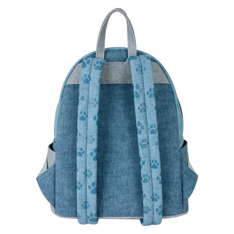 Loungefly Disney Dogs & Cats Faux Denim Mini Backpack