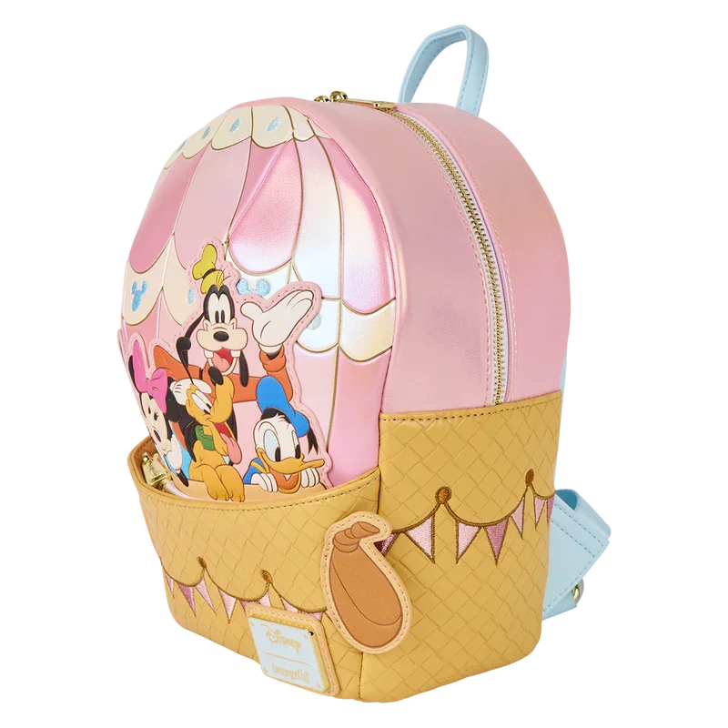 Loungefly Disney Mickey & Friends Hot Air Balloon Figural Mini Backpack