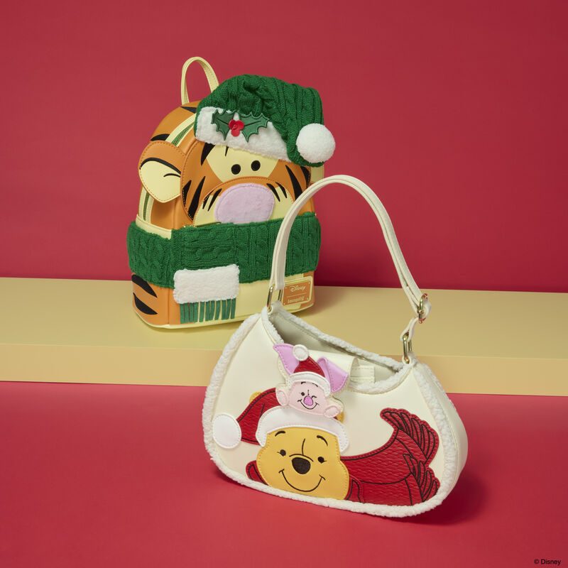 LOUNGEFLY Disney Winnie the Pooh Tigger Holiday Cosplay plush mini backpack - Ginga Toys