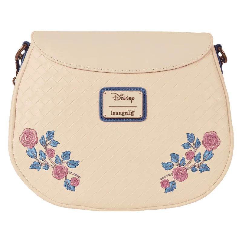 Loungefly Disney Sleeping Beauty Princess Aurora & Prince Phillip Floral Crossbody Bag