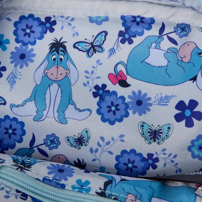 Loungefly Disney Winnie The Pooh Floral Eeyore Crossbuddies® Cosplay Crossbody Bag With Coin Bag