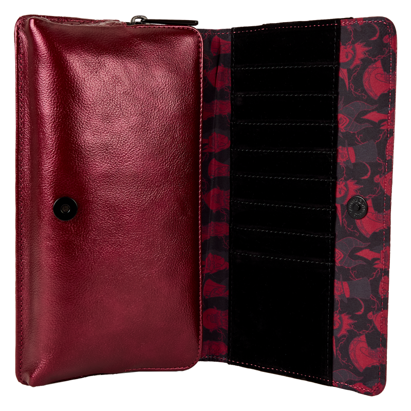 Loungefly Disney Villains Happily Never After Clutch Crossbody Bag