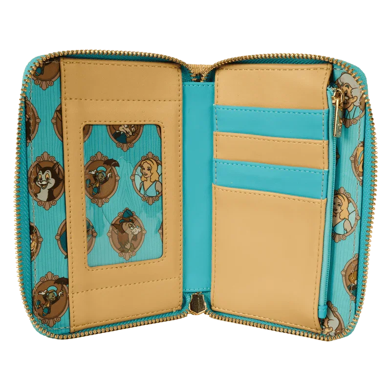 Loungefly Pinocchio Cameo Zip Around Wallet