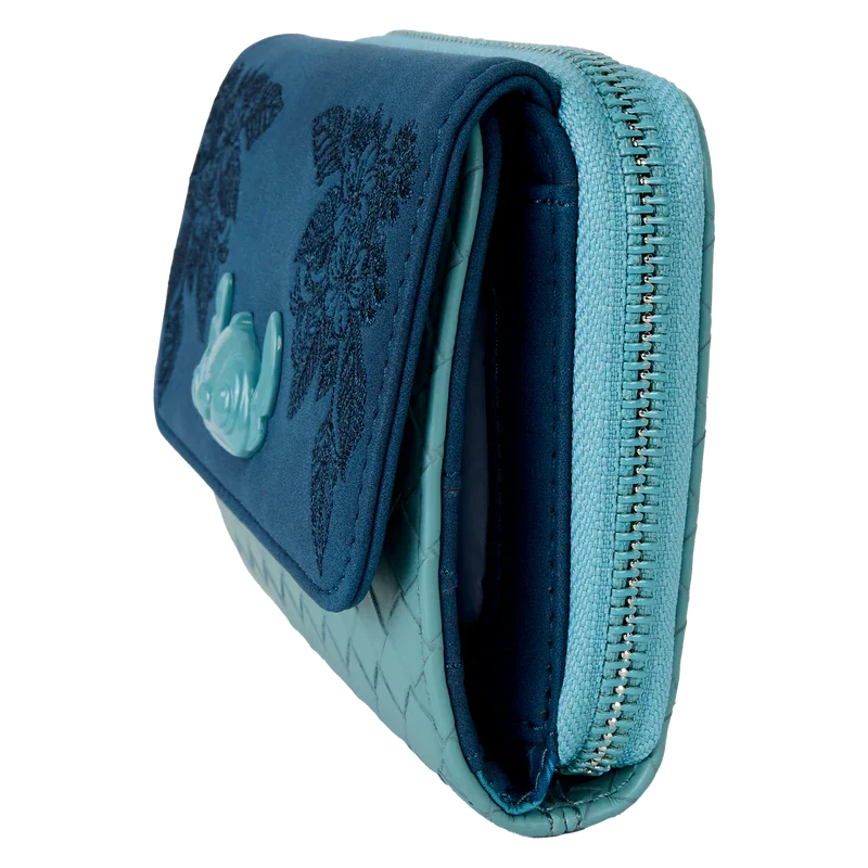 Loungefly Disney Stitch Embroidered Floral Wallet