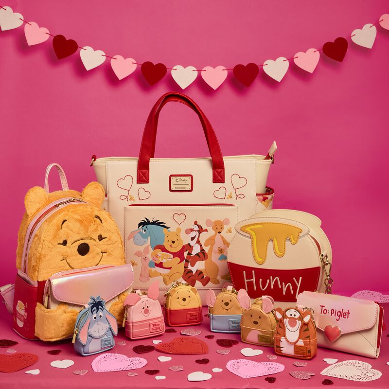 Loungefly Disney Winnie The Pooh & Piglet Love Letter Cosplay Mini Backpack - Ginga Toys