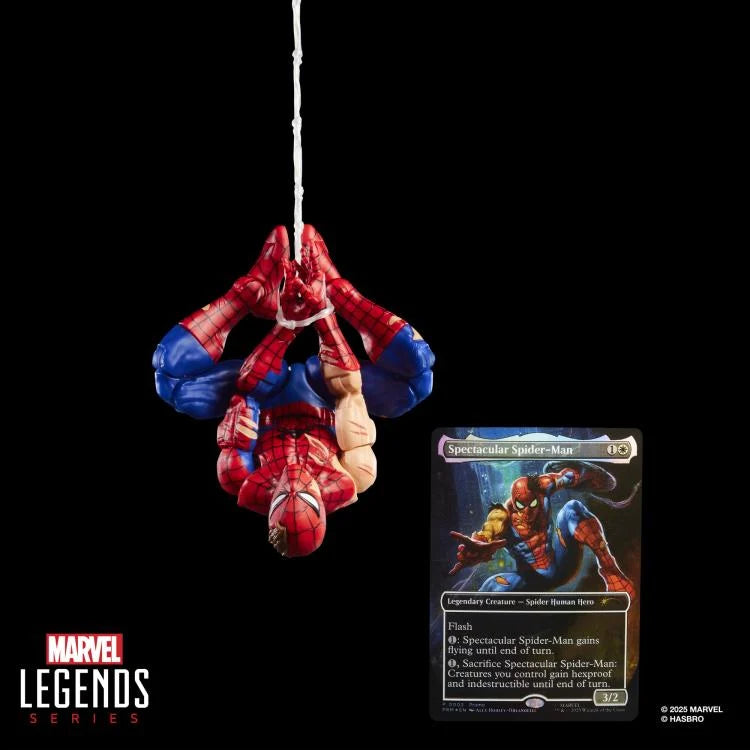 Marvel Legends Spider-Man Action Figure with Exclusive Magic: The Gathering Card - Ginga Toys