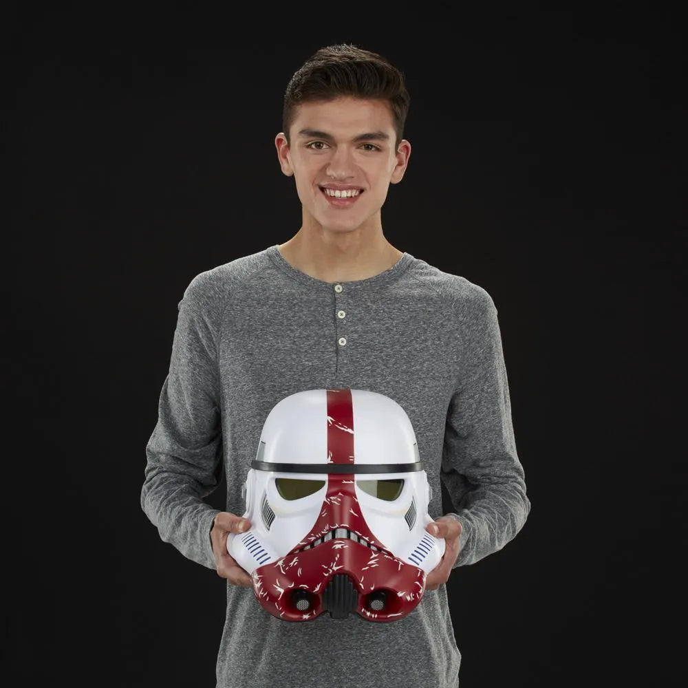 Star Wars The Black Series The Mandalorian Incinerator Stormtrooper Premium Electronic Roleplay Helmet