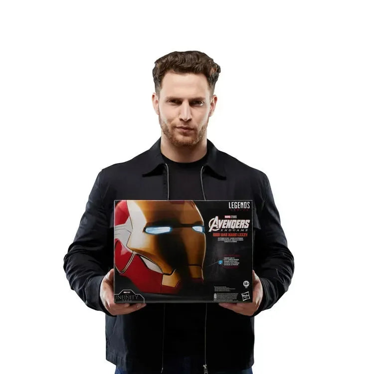 Avengers: Endgame Marvel Legends Iron Man Mark LXXXV 1:1 Scale Wearable Electronic Helmet - Ginga Toys