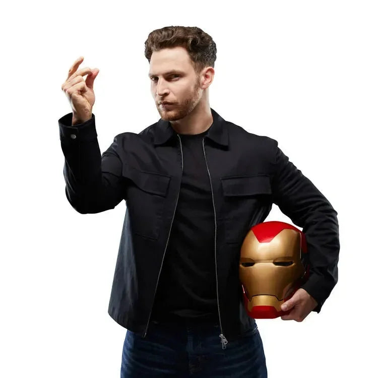 Avengers: Endgame Marvel Legends Iron Man Mark LXXXV 1:1 Scale Wearable Electronic Helmet - Ginga Toys