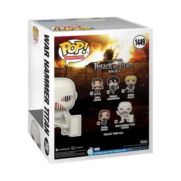 Funko Pop! Animation: 6" Attack on Titan: Final Season - Super Sized War Hammer Titan Figure #1449