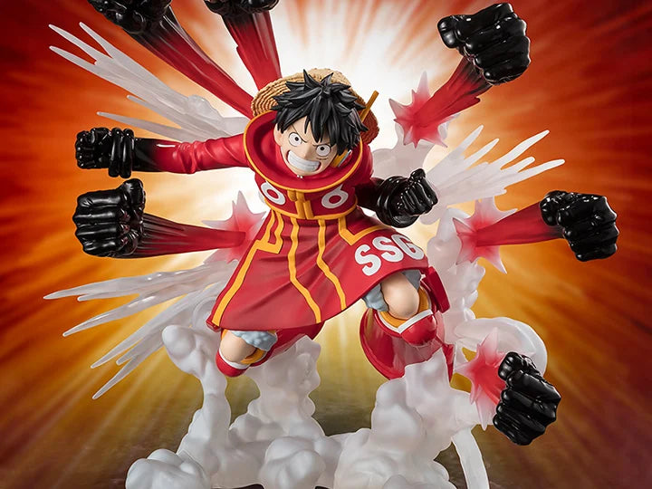 One Piece FiguartsZERO Extra Battle Monkey D. Luffy (Gum Gum Hawk Gatling) Figure - Ginga Toys