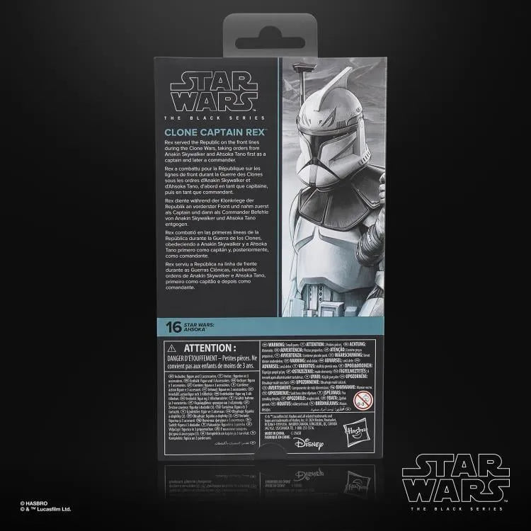 Star Wars: The Black Series 6" Clone Captain Rex (Ahsoka) Action Figure