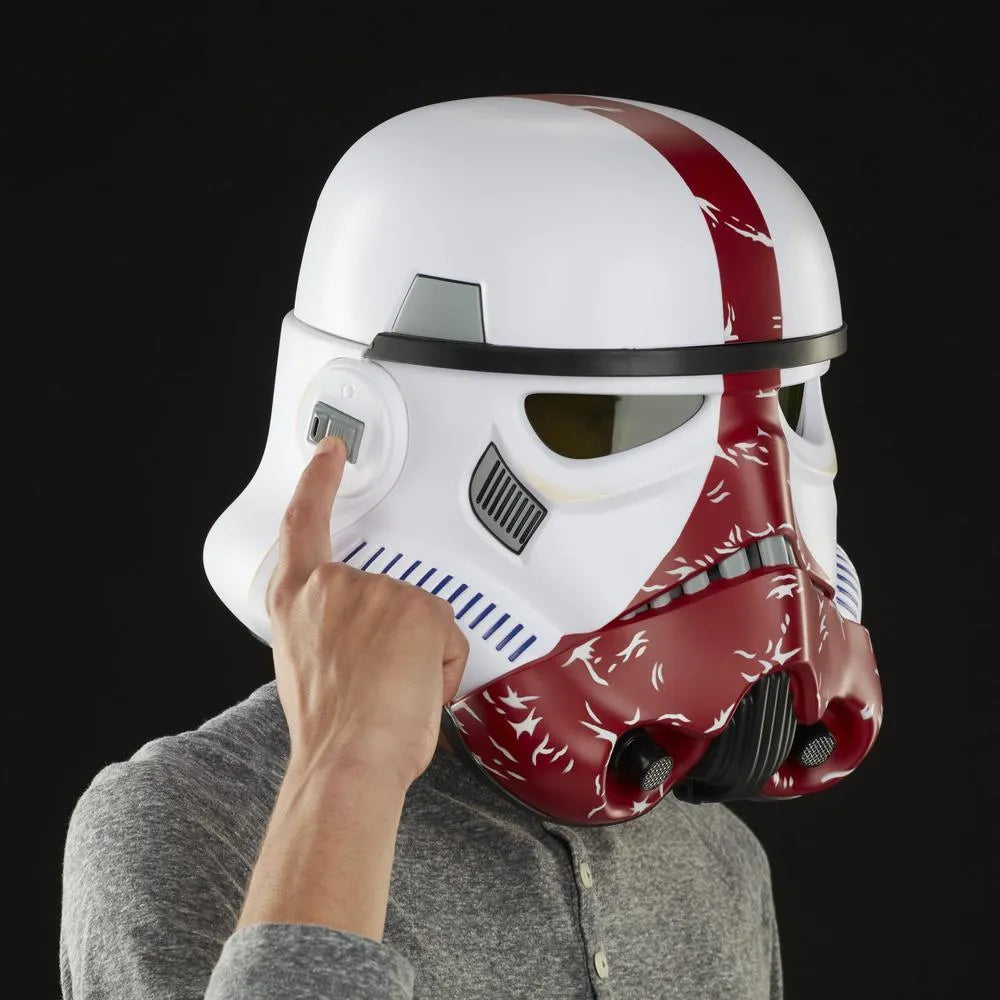 Star Wars The Black Series The Mandalorian Incinerator Stormtrooper Premium Electronic Roleplay Helmet