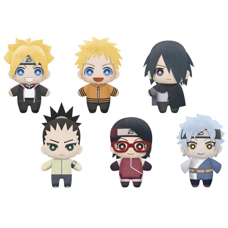 Boruto: Naruto - Tomonui Display 9 plush toys Set - Banpresto - Ginga Toys