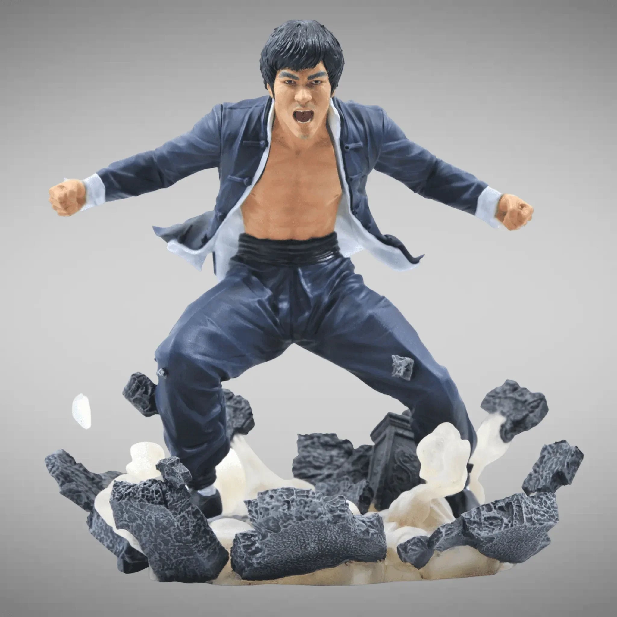 Bruce Lee Gallery Earth Figure Diorama Figure - Diamond Select - Ginga Toys
