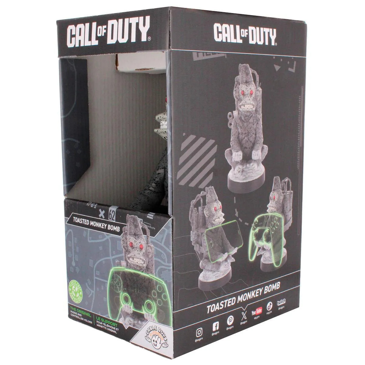 Call of Duty: Toasted Monkey Bomb Cable Guys Original Controller and Phone Holder - Ginga Toys