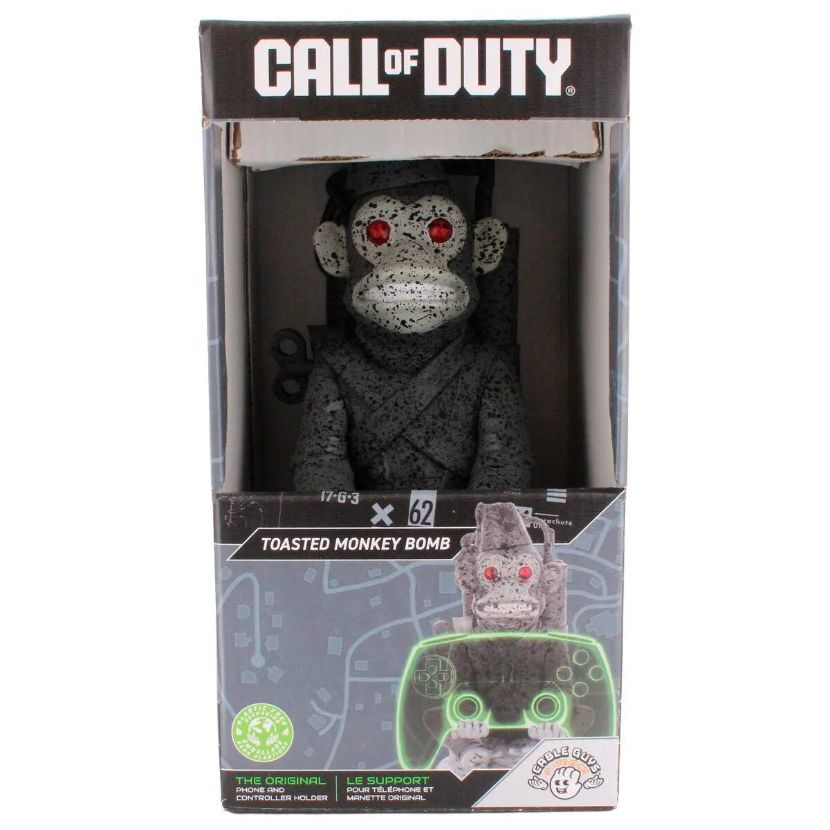 Call of Duty: Toasted Monkey Bomb Cable Guys Original Controller and Phone Holder - Ginga Toys