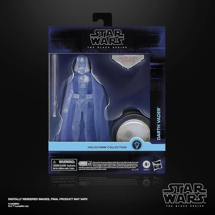Star Wars: The Black Series Holocomm Collection Darth Vader Action Figure - Ginga Toys