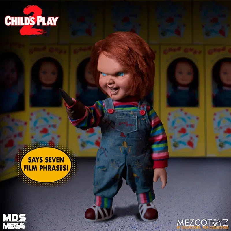 Child's Play 2 Mezco Designer Series Mega Scale Talking Chucky - Ginga Toys